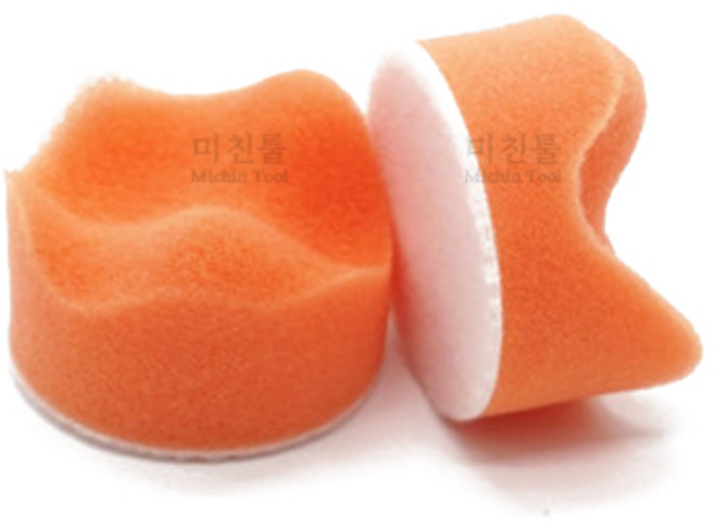 컴파운드패드 광택 스펀지패드 자동차 폴리싱 백업 왁싱 원형, 2인치(50mm)