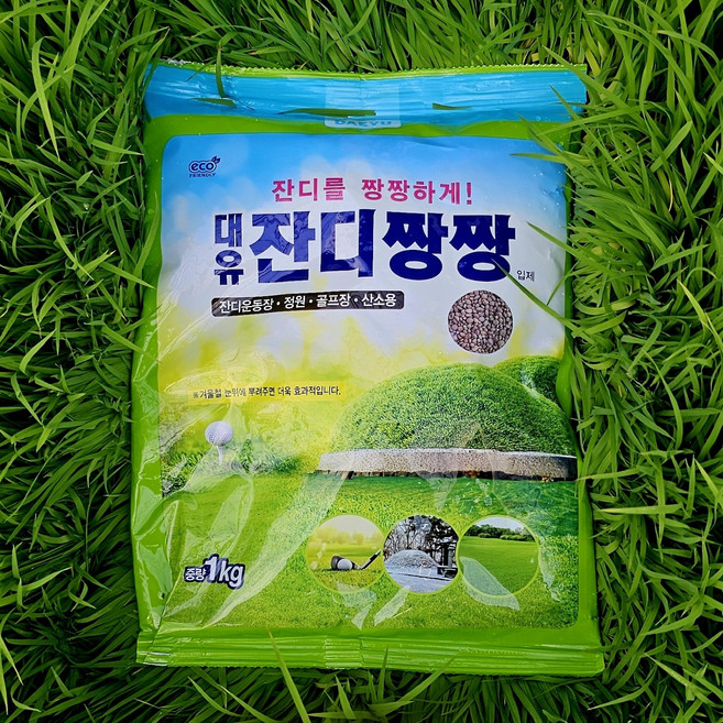 잔디비료 입제 영양제 정원 골프장 산소 질소 인산 가리 비료, 1개, 1kg