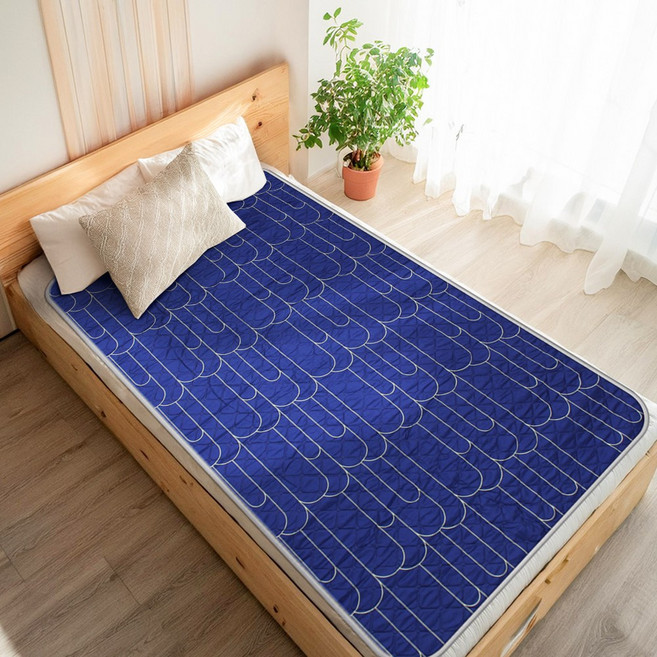 일월 온수매트 빈티지 싱글 100x200 온열매트, 단품