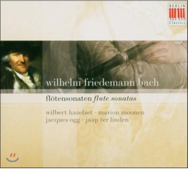 [CD] Wilbert Hazelzet 빌헬름 프리데만 바흐: 플루트 소나타 (Wilhelm Friedemann Bach: Flute Sonatas)