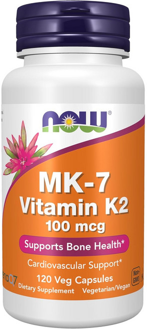 나우푸드 MK-7 비타민 K-2 100mcg 베지 캡슐, 120개입, 1개, 120정