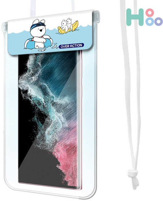 국산 핸드폰 스마트폰 방수팩 방수케이스 오버액션 간단사용 3단잠금, 물놀이, 1개