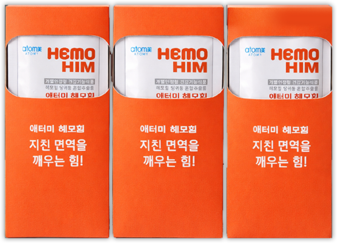 아터미 아토미 헤모힘 해모힘 HEMOHIM + 건강보틀, 1세트, 30정