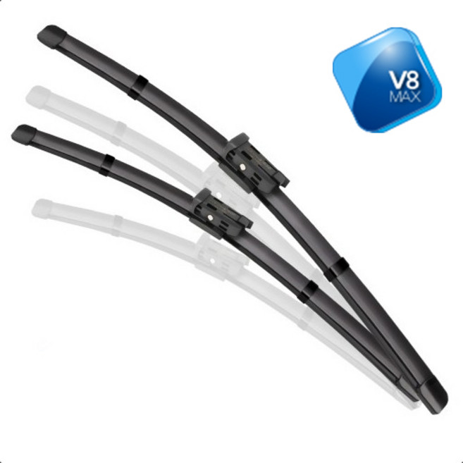 푸조 3008 뉴3008 순정형 플랫 와이퍼 1세대 퓨어테크 알루어 GT GT팩 블루HDI 펠린 프레스디쥬 엑티브 에코터보 그립컨트롤 e-HDi mcp 전면와이퍼 후방 리어, 3008 / 뉴 3008 (10년~16년) 전면+후면