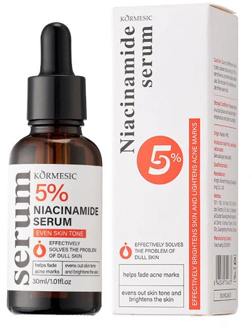 나이아신아마이드 5% 페이스 세럼 미백 모공 개선 보습 여드름 흉터 감소, 1개, 30ml - 쿠팡