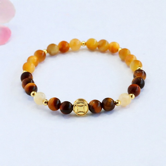 웰리나 천연 호안석 수정 팔찌 여성 팔찌