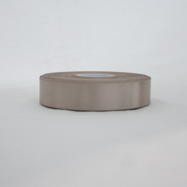 핸드메이크 고밀도 주자 공단 리본끈 25mm x 50Y 60가지 색상, c23 모카색