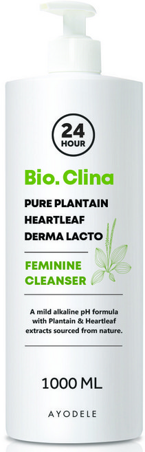 아요델 바이오클리나 순수한 질경초 더마락토 여성청결제 1 000ml, 1L, 1개