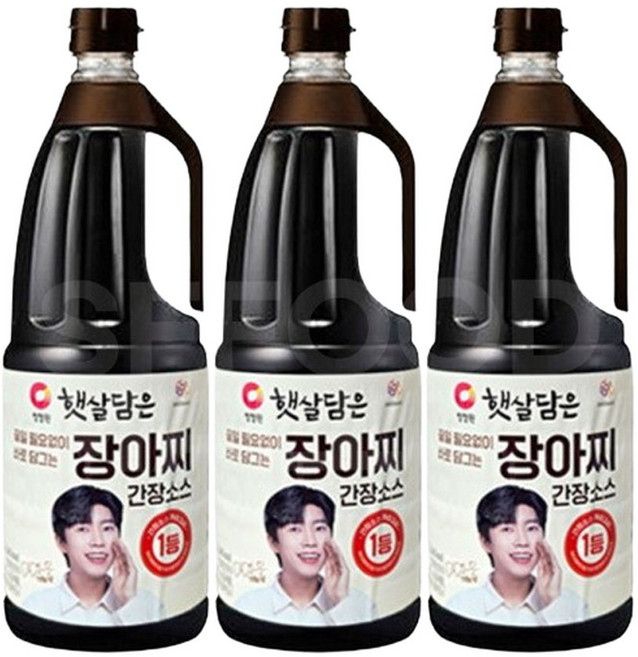 청정원 장아찌 간장소스 1.7LX3개, 1.7L, 3개
