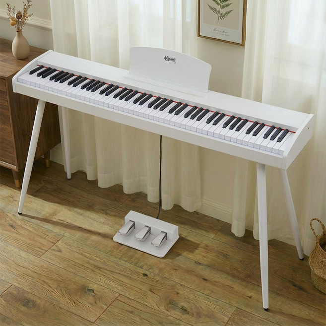 나푸아 ND2500 클래식무드 88건반 전자 디지털피아노, 화이트
