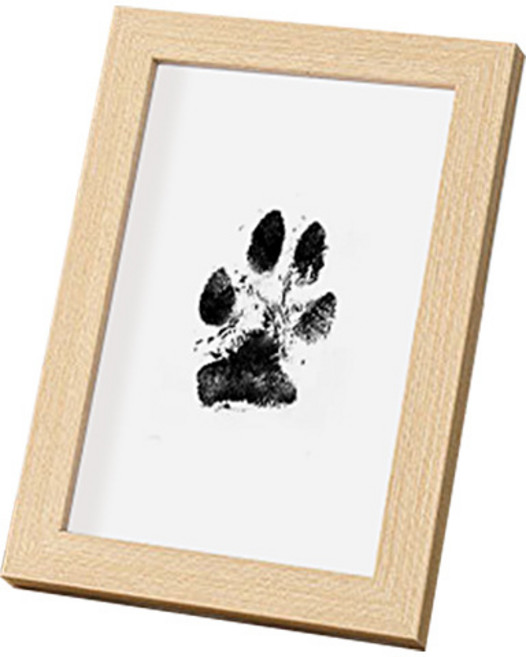 반려동물 발도장 키트 DIY 셀프 손도장, 1세트, M형 액자 1입