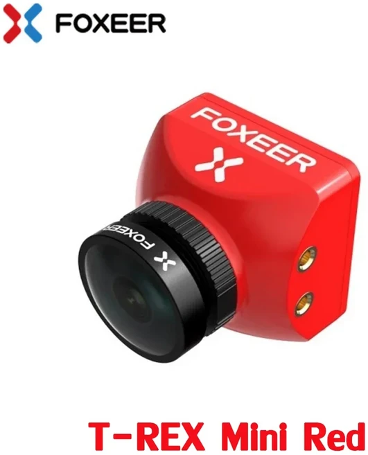 FOXEER T-REX 마이크로/미니 1500TVL 카메라 0.001Lux 슈퍼 OSD WDR 4:3 16:9 PAL/NTSC 전환 가능 RC FPV, 01 Mini Red 22mm
