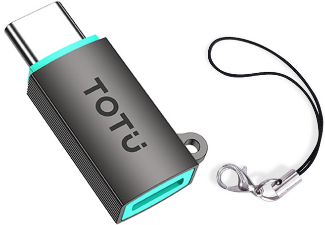 TOTU PD Lightning iPhone 轉 Type-C 轉接頭 60W快充 星空系列, 1個, 星光色, 星光色