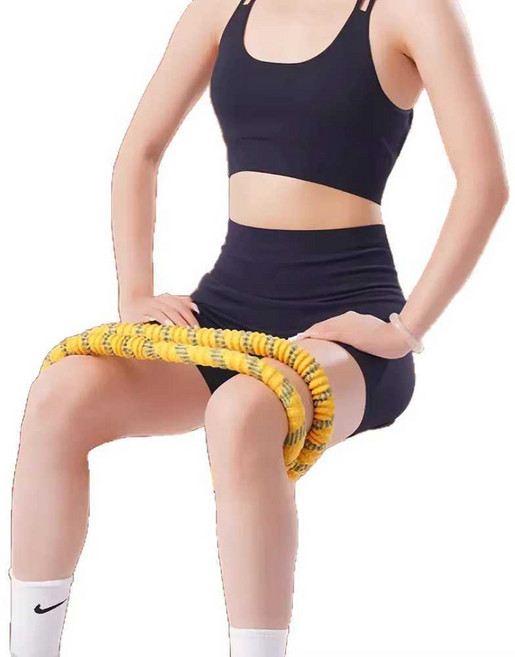 소모 칼로리 줄훌라후프 분홍 허리운동 홈트용 분홍빛 옐로우 6세대 무음 소형, 1개, 1. 옐로우 6세대 저소음 (소형)