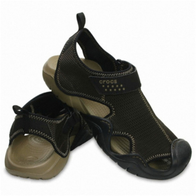 [크록스] 남성 스위프트워터 OL 샌들 203967-22Y 에스프레소 / Swiftwater OL Sandal M