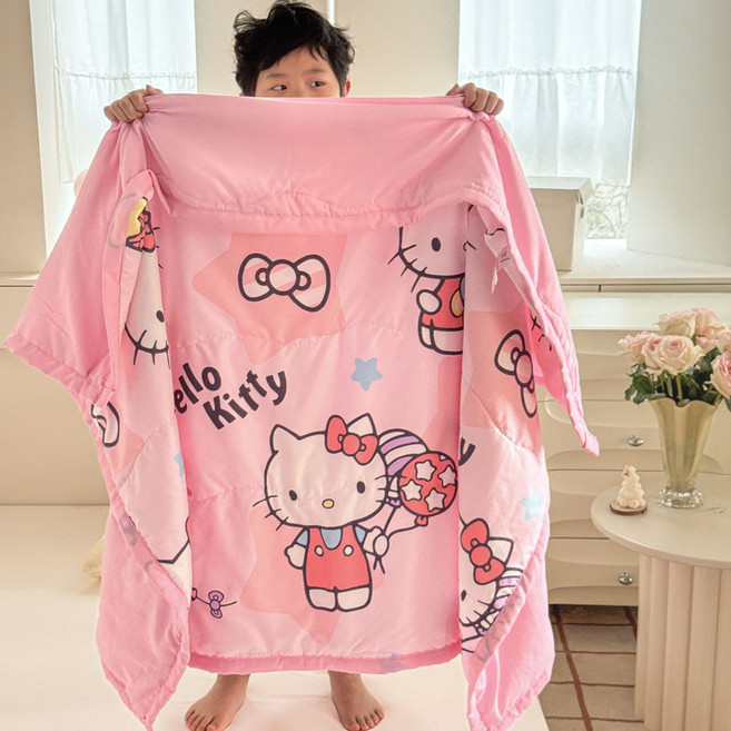 여름 이불 에어컨 이불 차렵이불, 110x150cm, 헬로키티