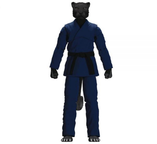 Icon Heroes Zoo Jitsu Fighters: Paulo The Panther (Navy Gi) 15.2cm(6인치) 액션 피규어, Icon Heroes Zoo Jitsu Fighters