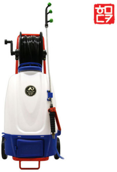 아폴로 알찬밀차형 AP-2002 20리터 밀착형 충전식분무기 저소음 농약 분무기, 1개