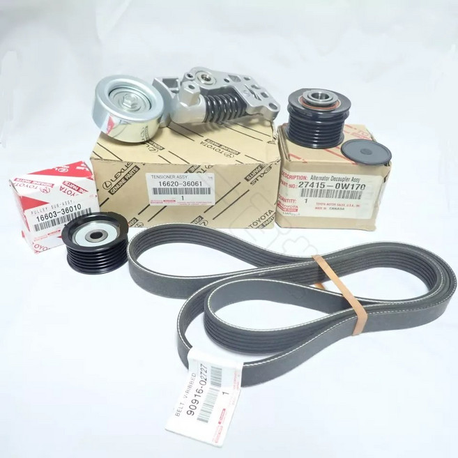 一百世 發電機皮帶 適用 凌志 RX200T GS200T IS200T NX200 RC200, 1個, IS200T 2015年8月後適用,皮帶惰輪-冷氣固定