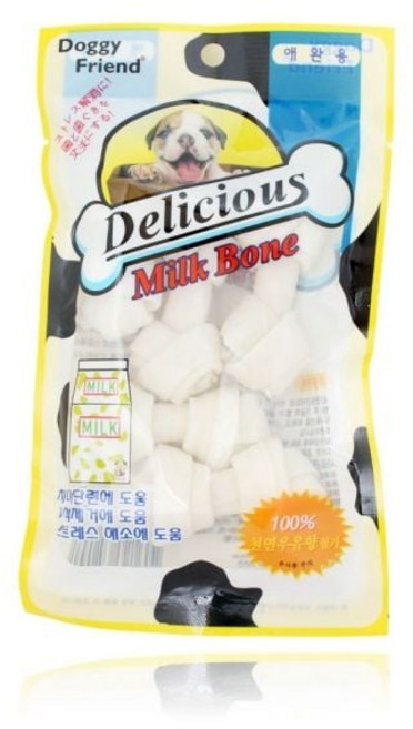 MoreD 딜리셔스 밀크본 강아지 우유껌 5P_ MD3032