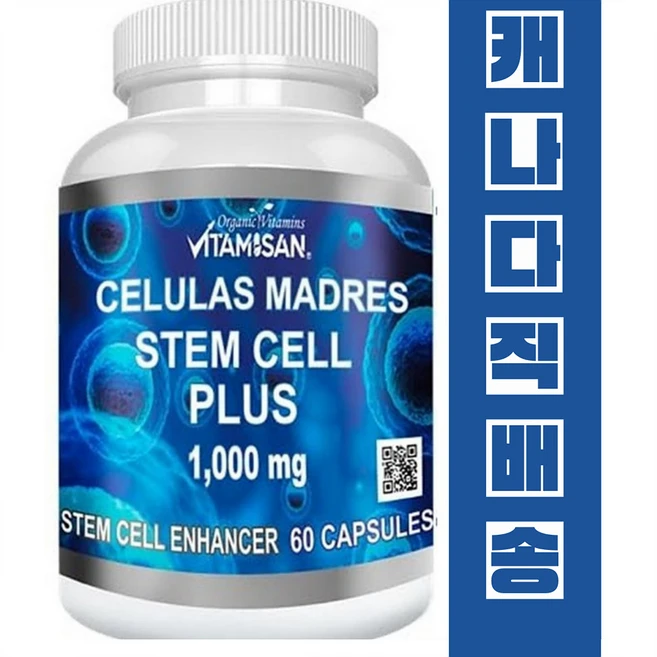 줄기세포 스템셀 영양제 1통60캡슐 캐나다직배송, 1개, 60정 - 쿠팡
