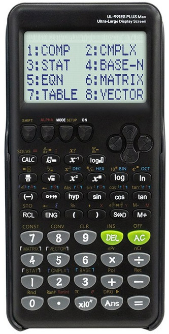 Allilio 공학용 계산기 초대형 디스플레이 417가지 기능 모드, 1개, UL-991ES PLUS Max