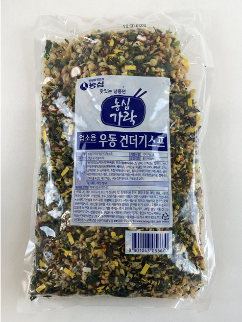 농심가락 우동 건더기스프, 500g, 1개