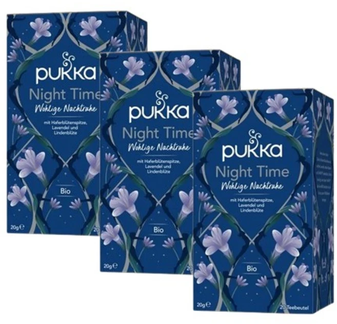 Pukka 푸카 나이트 타임 허브티 차 20티백 20g 3팩, 20개입, 3개 - 쿠팡