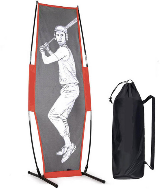 BC 타자 더미 피칭 타겟 네트 마네킹