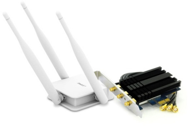 아이피타임 A3000PX 1300Mbps 듀얼밴드 PCI-E 무선랜카드, 상세페이지 참조, 1개