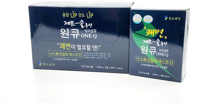 제트솔루션 원큐 100ml 6병 식이섬유 장청소 쾌변, 6개