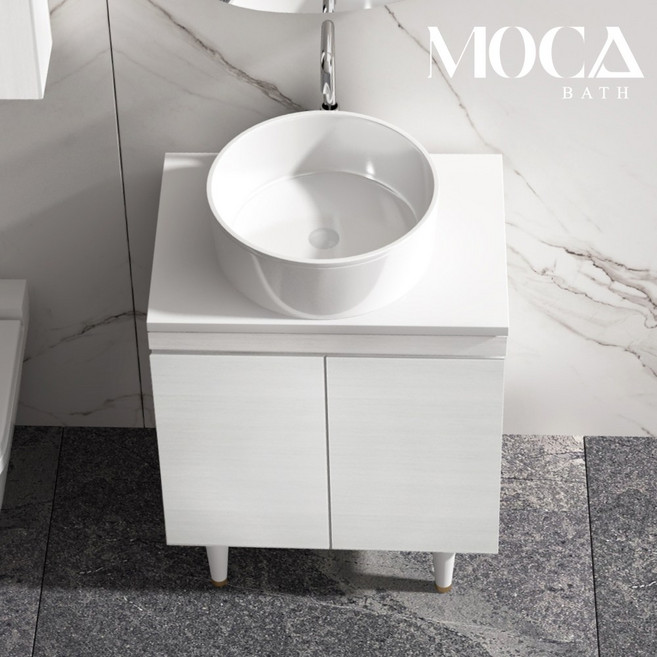 이븐 하부장 - [탑볼형 도기 타입], 이븐 하부장 세트 - 워시 화이트, 1개