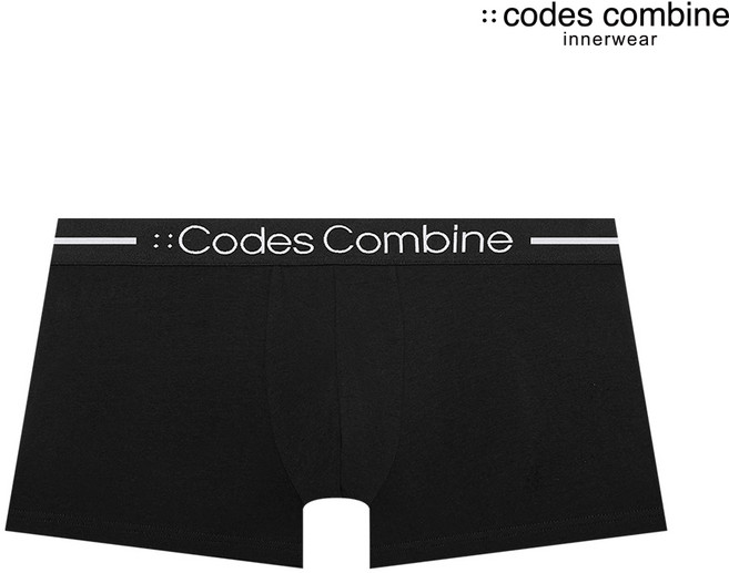 코튼 극세사밴드 드로즈_블랙