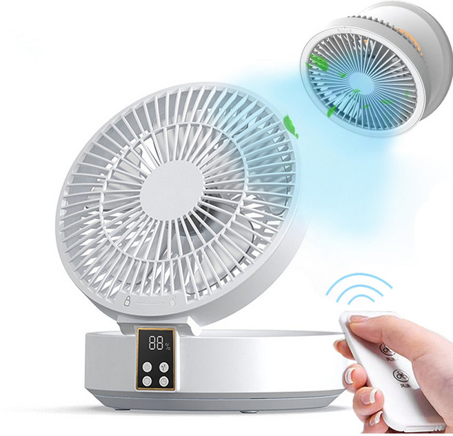 티라인 - 벽걸이 써큘레이터 저소음 무선 회전 선풍기, BG-20 백색