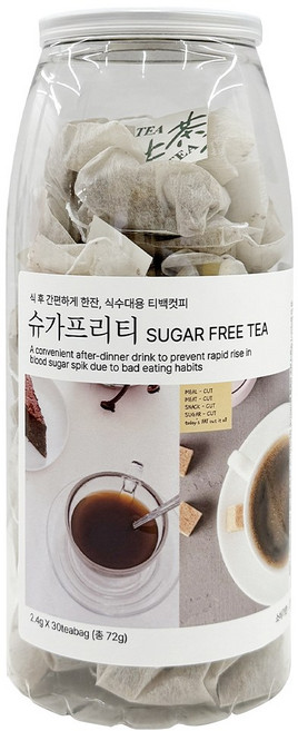 슈가컷피티 혈당스파이크 당케어 커피차 볶은 돼지감자차 여주차 제로카페인, 30개, 2.4g