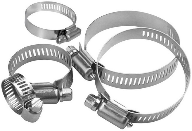 6MM 165MM 스테인레스 기어 드라이브 고정 가능한 크램프 조정 스프링 클램프 트라이 파이프 튜브 호스 워터 클립 스틸, Diameter 18-32mm, 1개