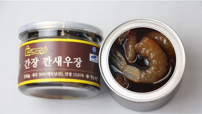 싸다구 간장 깐새우장 250g, 1개