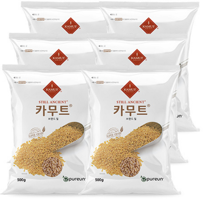 정품 카무트 카무트® 브랜드 호라산 밀 500g x 6봉, 6개