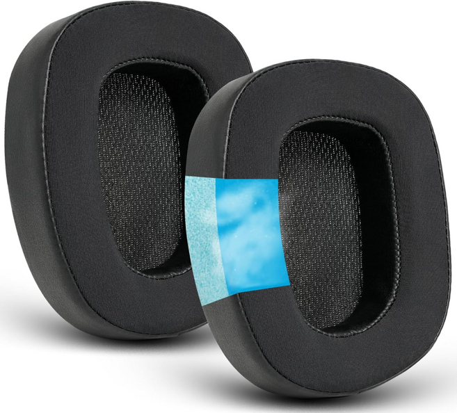 로지텍 G533 G633 G635 G933 G933S G935 G930 G635 G430 G431 G432 이어 패드 호환 쿠션 커버 헤드폰 헤드셋 스펀지 쿨링 좌우 호환, [가죽] 이어패드(좌우), 1개