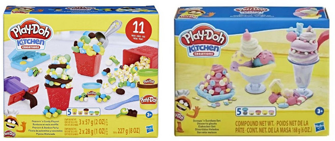 培樂多 Play-Doh 四色組經典款 收銀機遊戲組, 1個, 培樂多廚房美食遊戲組-混裝隨機