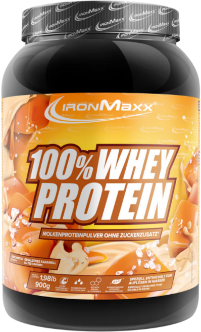 독일 프리미엄 단백질 아이언맥스 100% 웨이프로틴 솔티드 카라멜, 900g, 1개