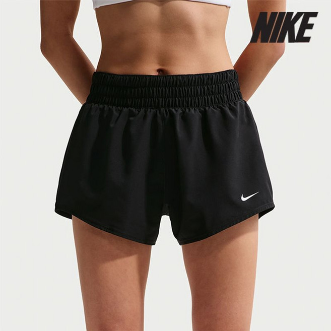 나이키 여성용 반바지 g7- DX6011-011 우먼스 드라이 핏 원 미드라이즈 3인치 브리프 라인드 쇼츠