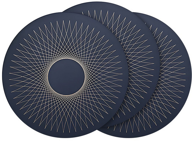 집똑똑이 프리미엄 인덕션 보호 매트, 1세트, 네이비