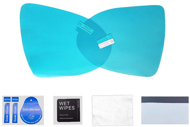 스플리터 사이드미러 발수코팅 김서림방지 방수필름, 1세트, 포터2 + 모직 헤라