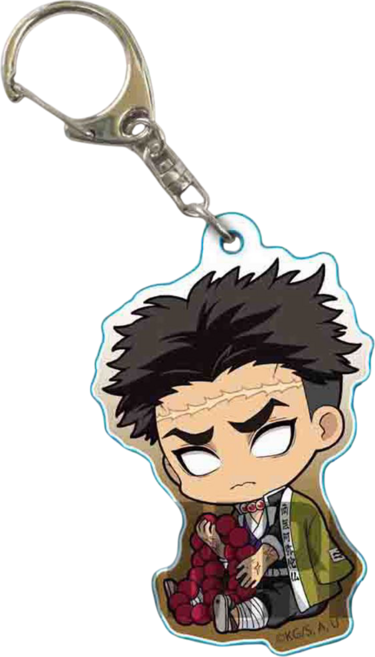 <귀멸의 칼날> 캐릭터 아크릴 키링/키체인/열쇠고리 허깅SD 14종, G-003638. 히메지마 교메이