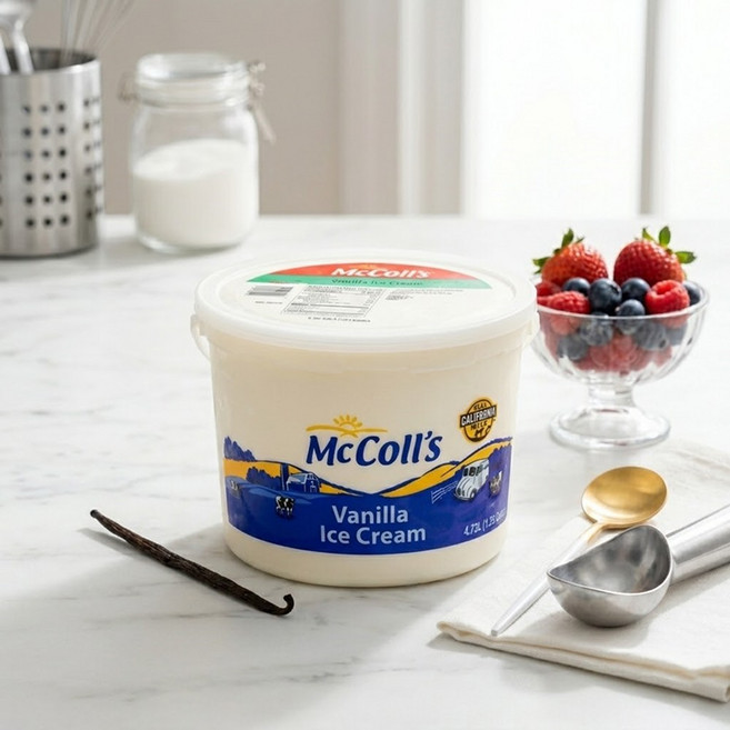 맥콜스 대용량 업소용 벌크 아이스크림 4.73L 바닐라 아포가토, 1개