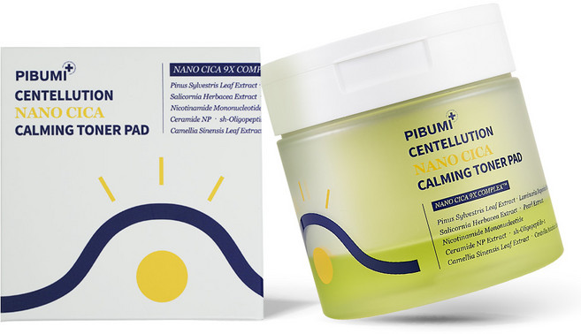 피지각질 48.5% 제거 피부미 나노시카 카밍 쿨링 여드름 각질제거 토너패드, 1개, 80매입