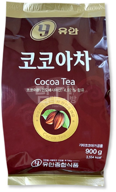 [유안식품] 코코아차 분말, 900g, 1개입, 1개