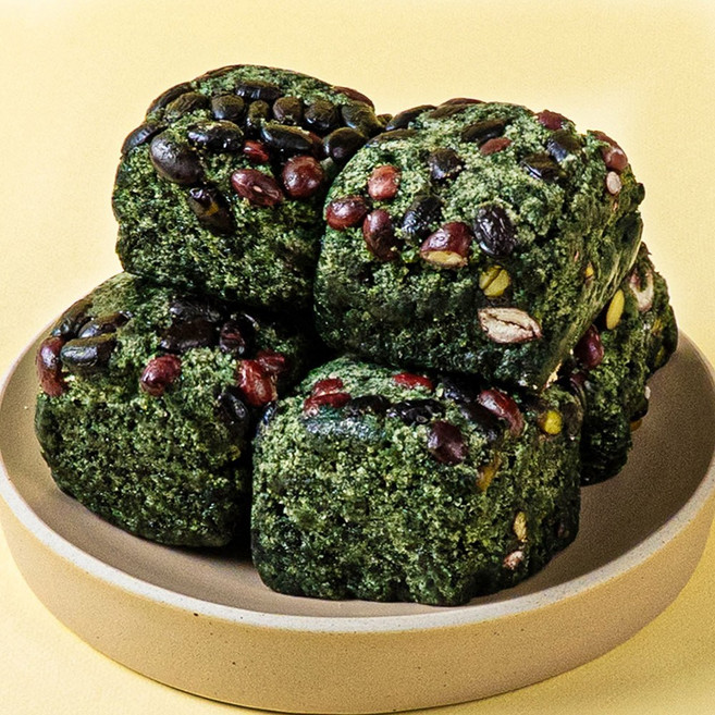 떡함지 쑥설기, 쑥콩설기 18개 + 보자기포장