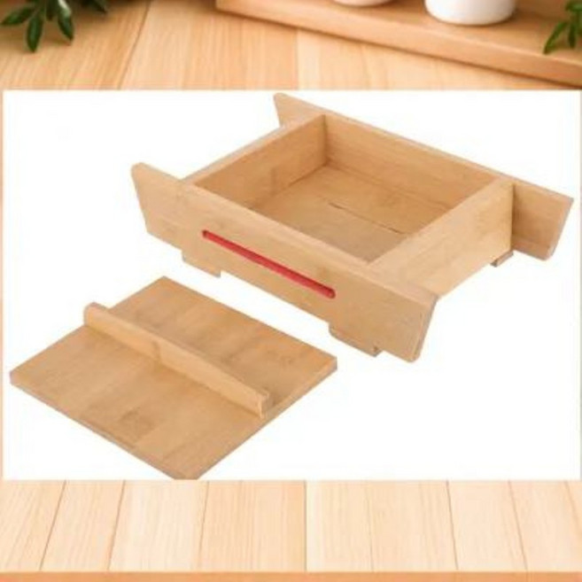 치즈 몰드 메이커 프레스 DIY 나무 몰드 키트 매끄러운 가정용 도구 용품 주방 바 치즈 두부 프레서 제작